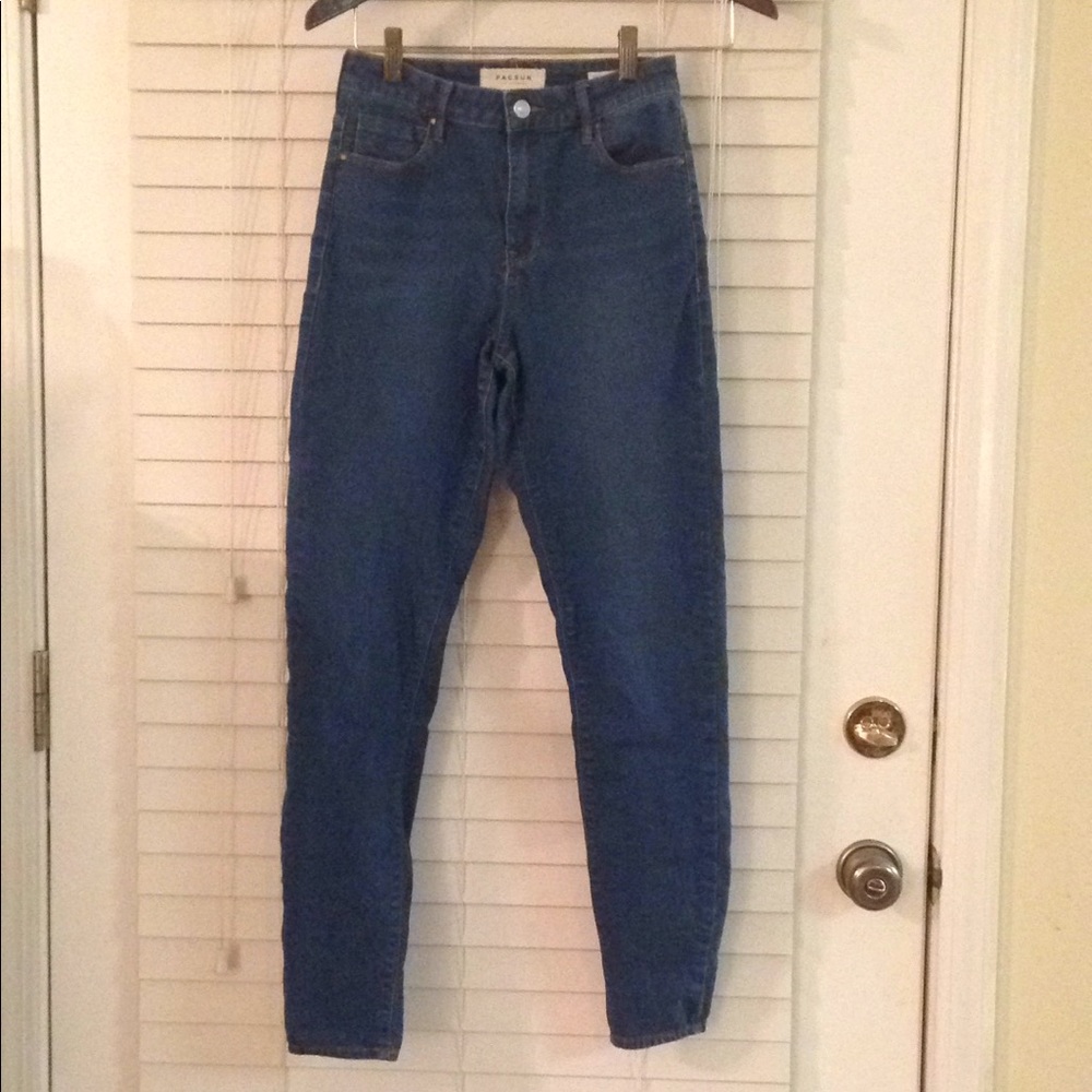 Pacsun jeans, super high rise skinniest